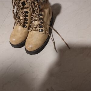 MIA Tan Combat Boots for Women